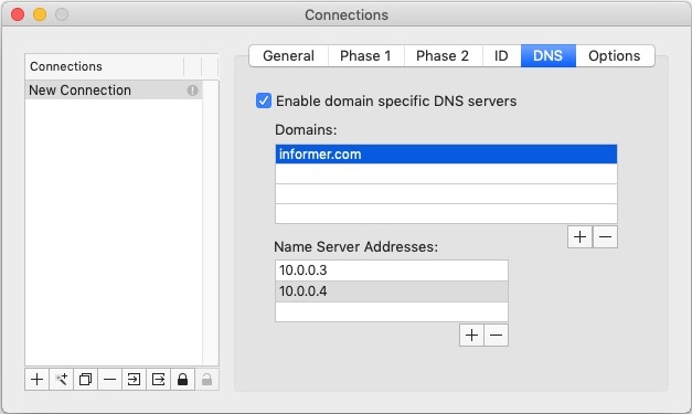 IPSecuritas 4.9 : Connections - DNS