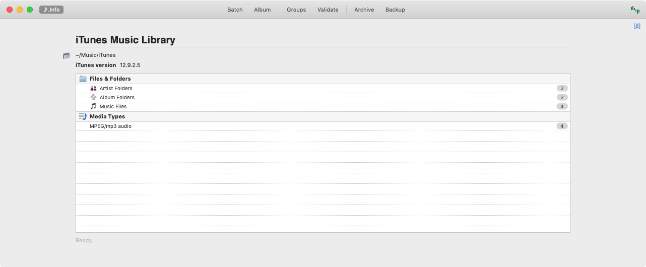 iBatch for iTunes 3.7 beta : Welcome Screen 