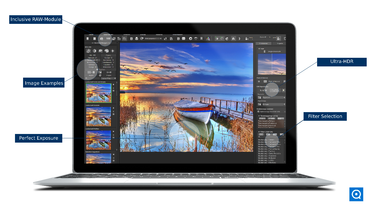 HDR projects professional 6.6 : Main window