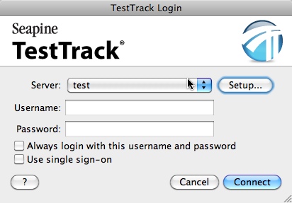 TestTrack Client 2011.1 : Main window