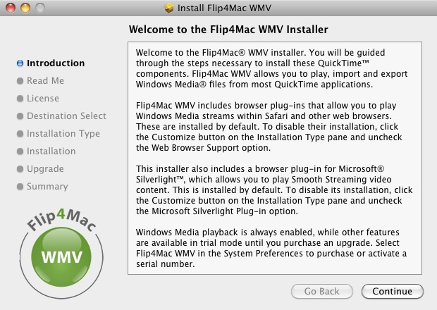 have flip4mac and wmv wont play in powerpoint for mac
