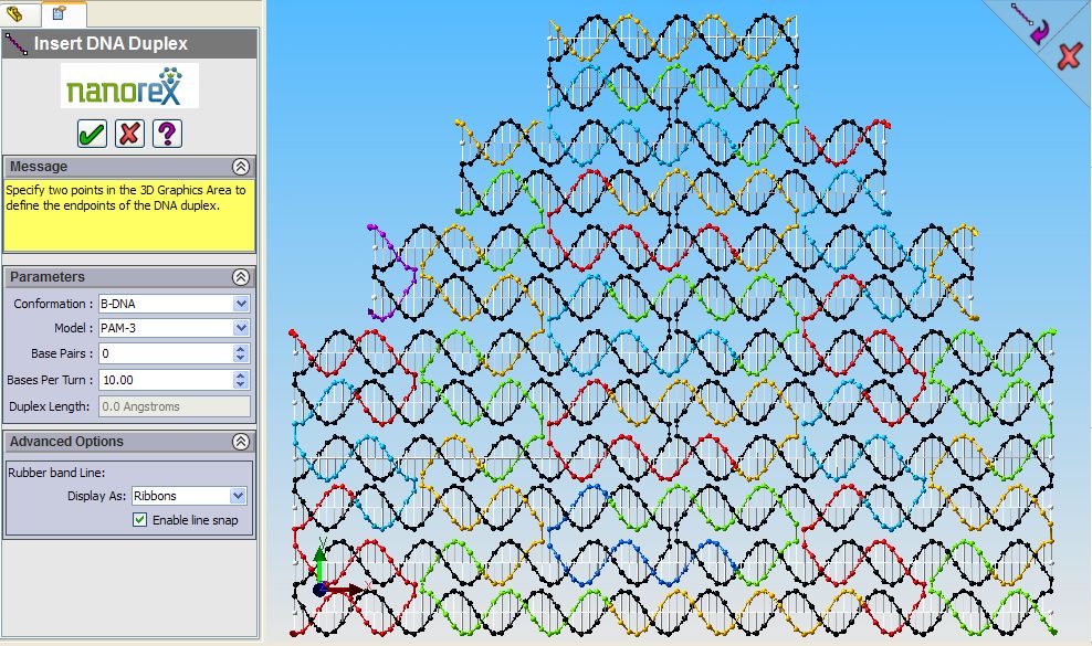 NanoEngineer-1 1.1 : DNA model