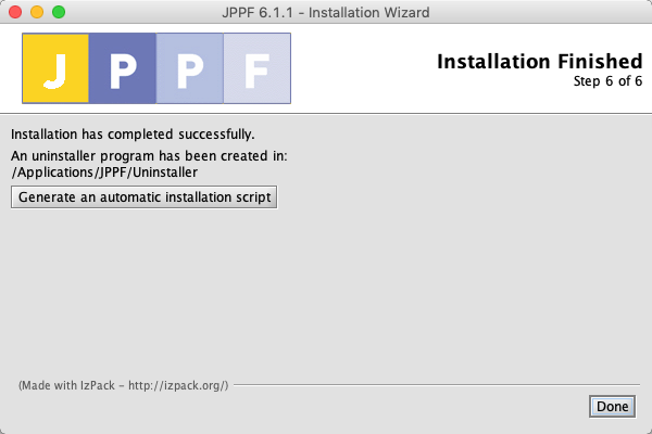 JPPF 6.1 : Main Window