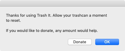 Trash It! 7.5 : Process Completed