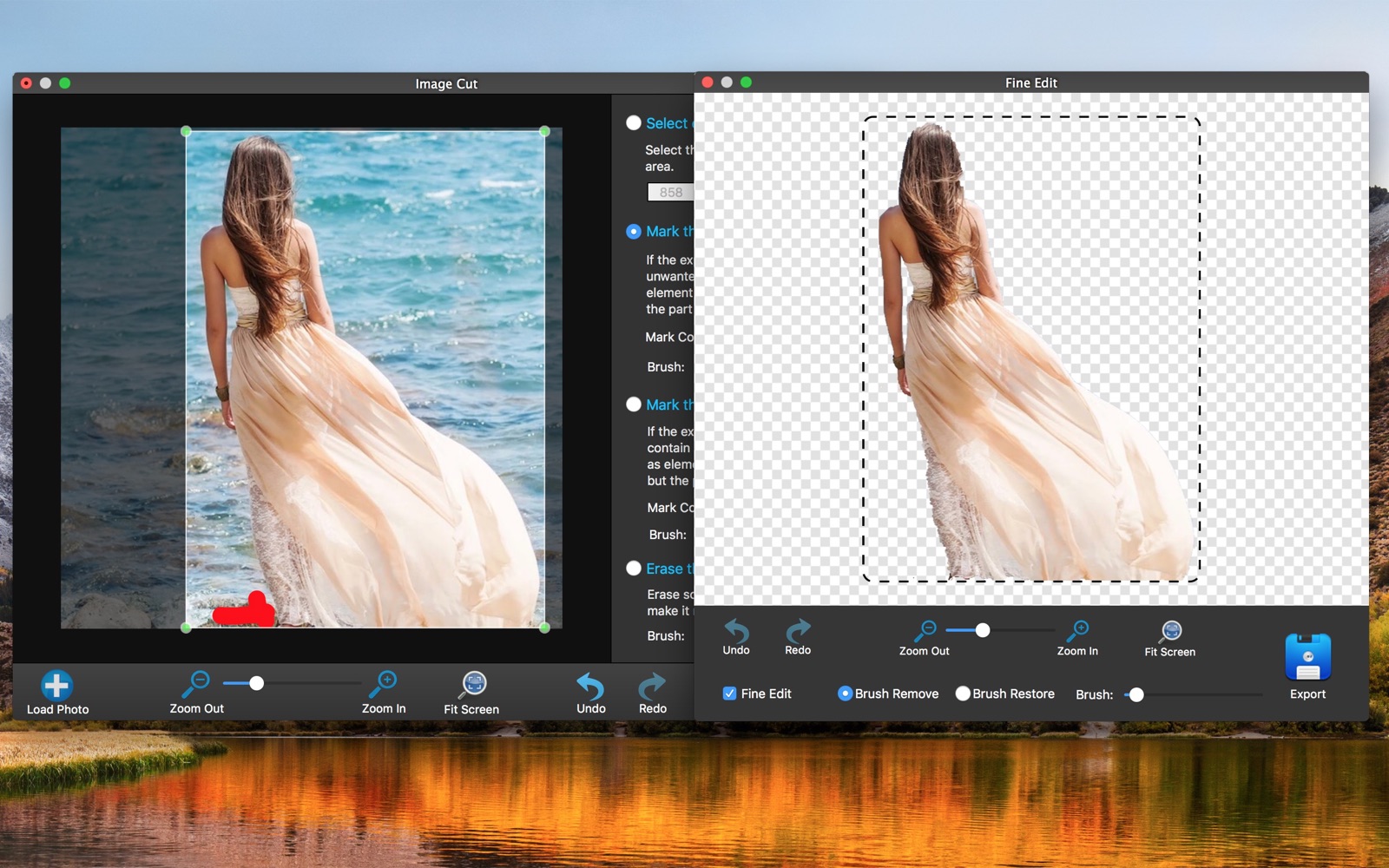 Photo Edit-Photo Image Cut Pro 3.1 : Main Window