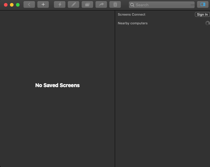 Screens 4 4.7 : Main interface