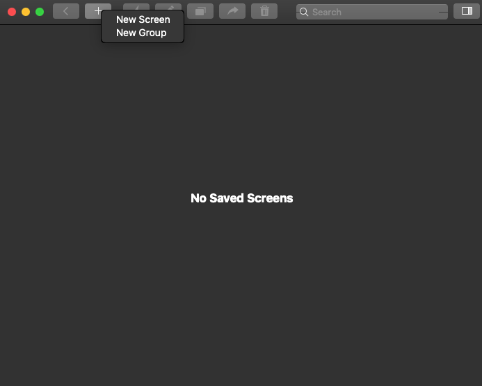 Screens 4 4.7 : Toolbar tabs