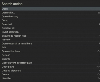Search Actions