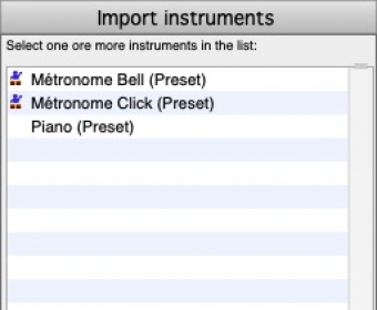 Import Instruments