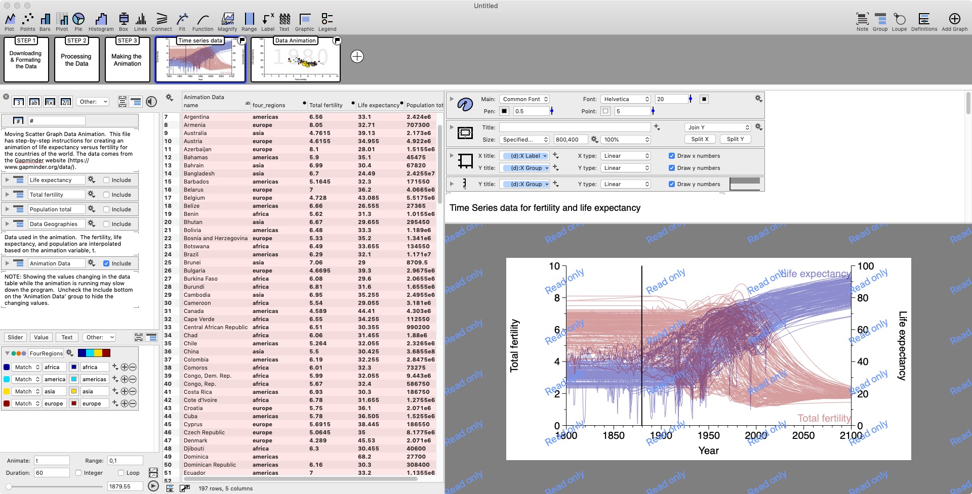 DataGraph 4.5 : Main Screen
