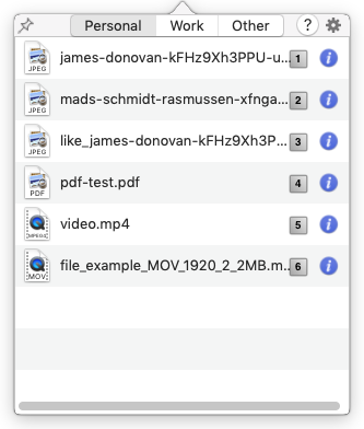 EasyFinder 1.0 : Add Files Window