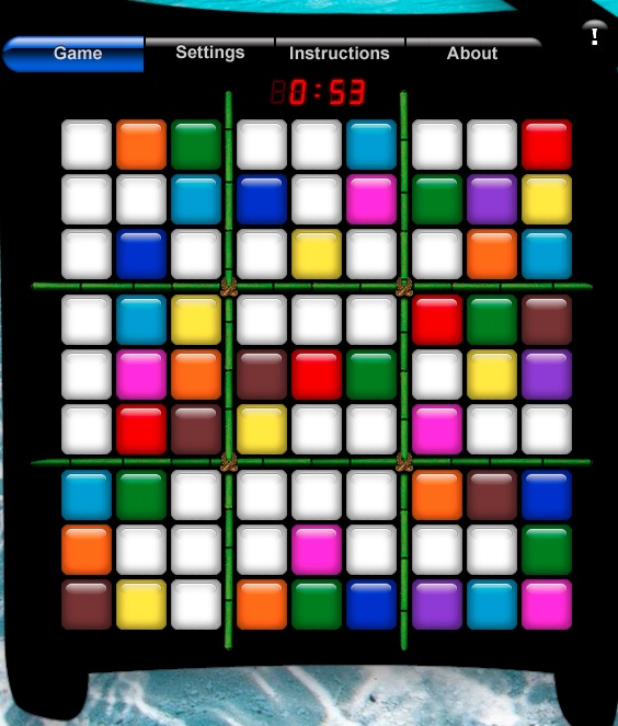 Color Sudoku 9.5 : Gameplay