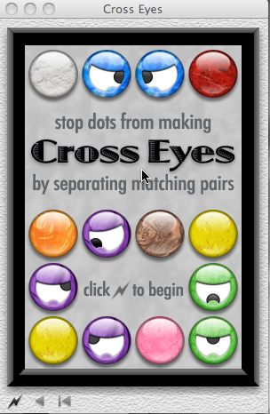 Cross Eyes 1.2 : Main window