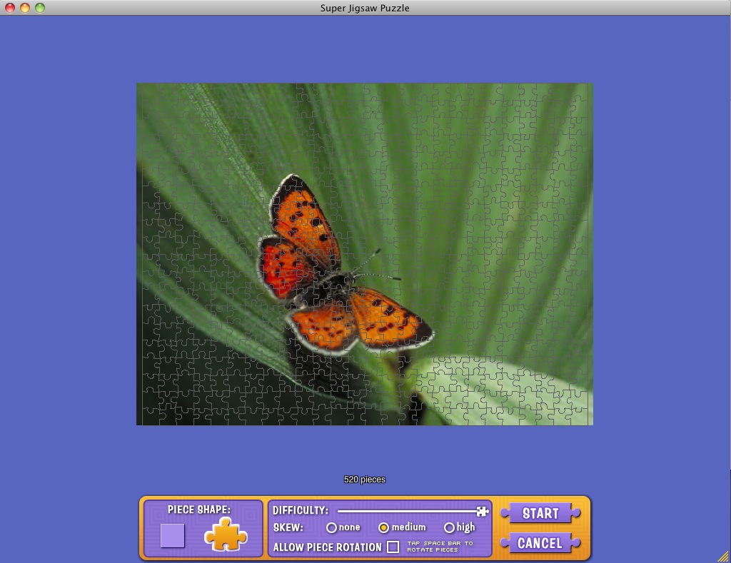 Super Jigsaw Butterflies 1.2 : Customize puzzle