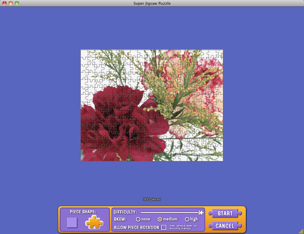 Super Jigsaw Flowers 1.2 : Customize puzzle