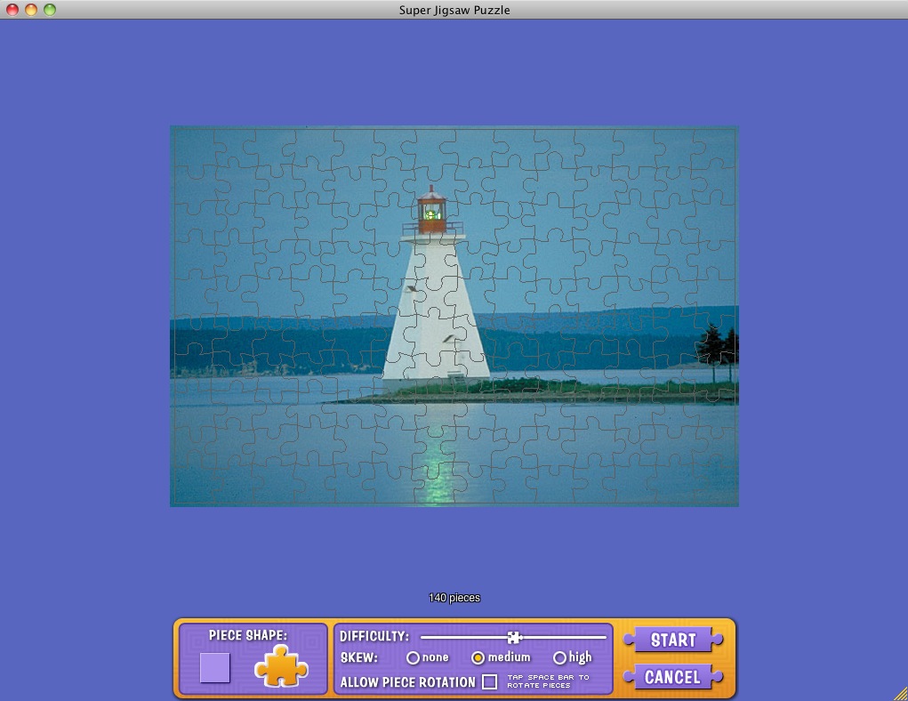 Super Jigsaw Lighthouses 1.2 : Customize puzzle