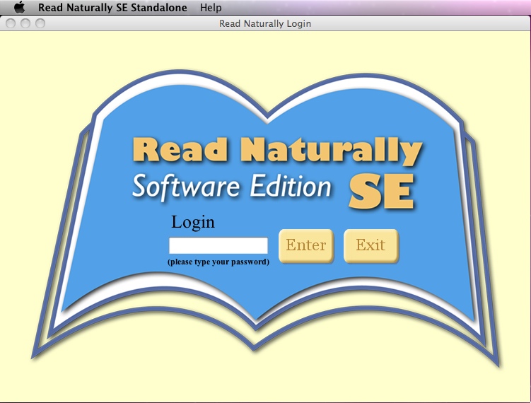 Read Naturally Client 2.0 : Main window