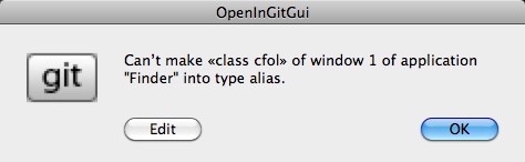 OpenInGitGui 2.1 : Main Window