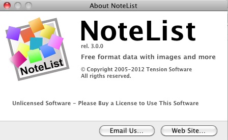 NoteList 3.0 : About