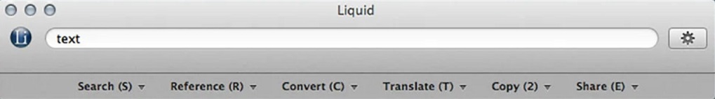 Liquid 28.0 : Main Screen