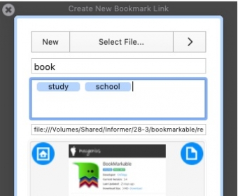 Create a Bookmark Link