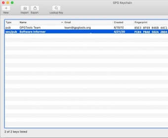 GPG Keychain