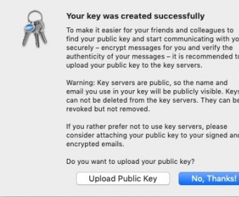 Key Created