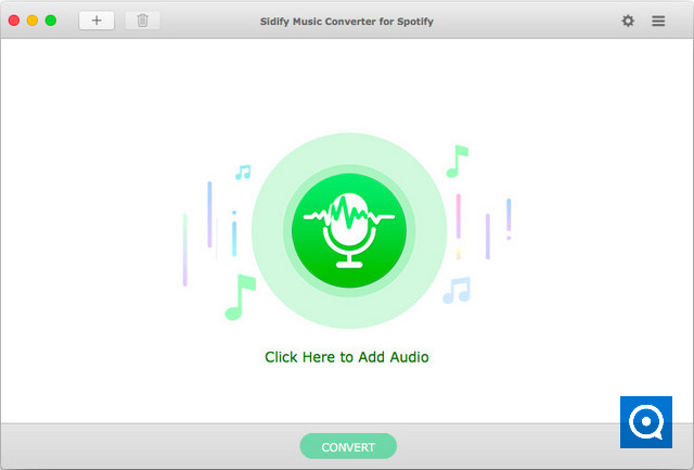 Sidify Music Converter for Spotify 1.4 : Main interface of Sidify Music Converter for Spotify Mac