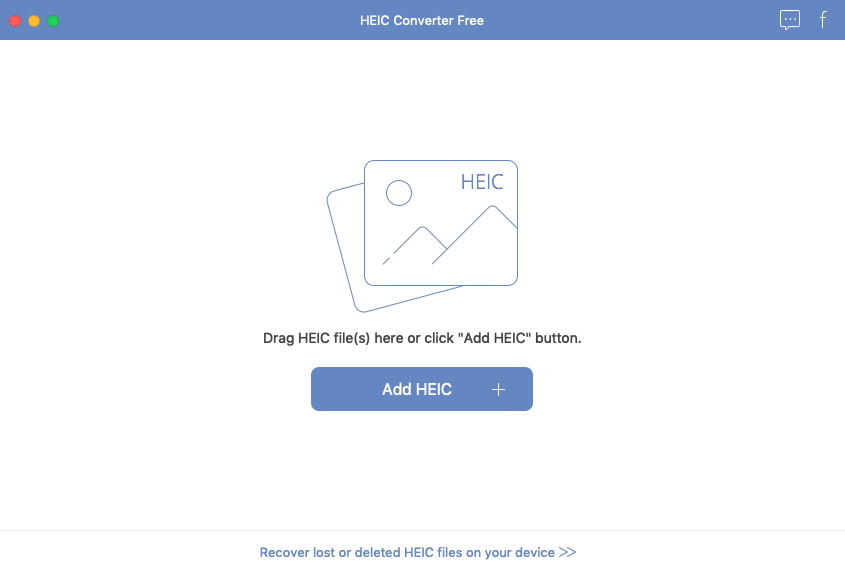 HEIC Converter Free 1.6 : Main Window