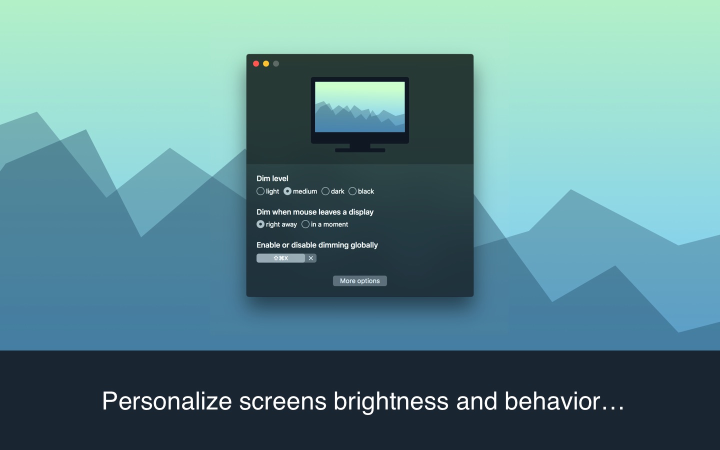 ScreenFocus 1.0 : Main Window