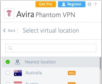 Select Virtual Location