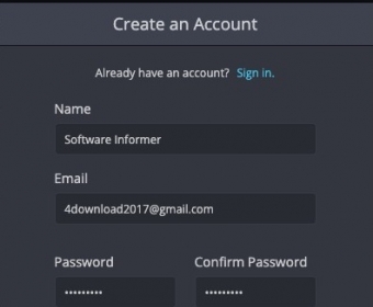 Create Account