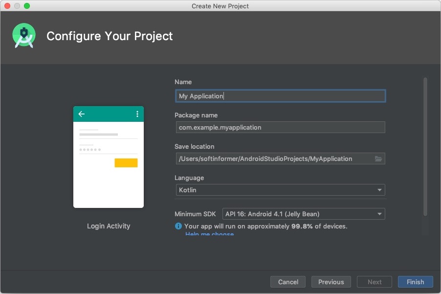 Android Studio 3.6 : Project Configuration 