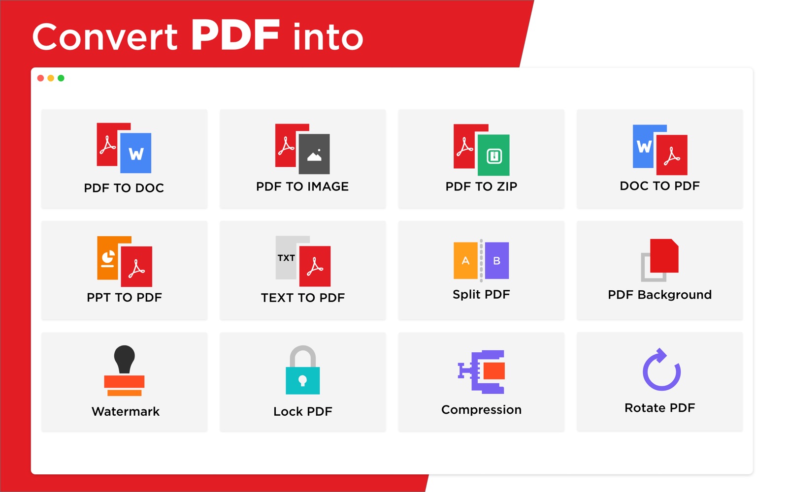 PDF Converter & Reader 1.9 : Main Window