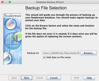 Backup File Selection