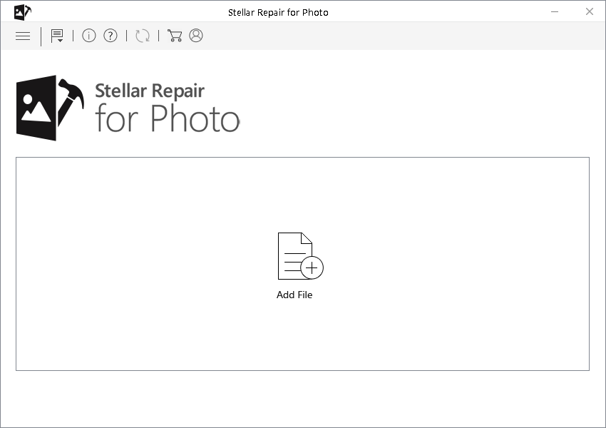 Stellar Repair for Photo 7.0 : Main Window