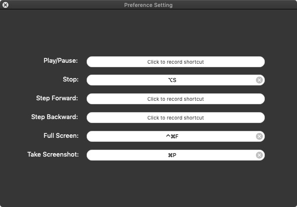 Cisdem Video Player 4.6 : Preferences