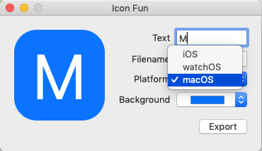 Icon Fun 1.2 : Platform Options