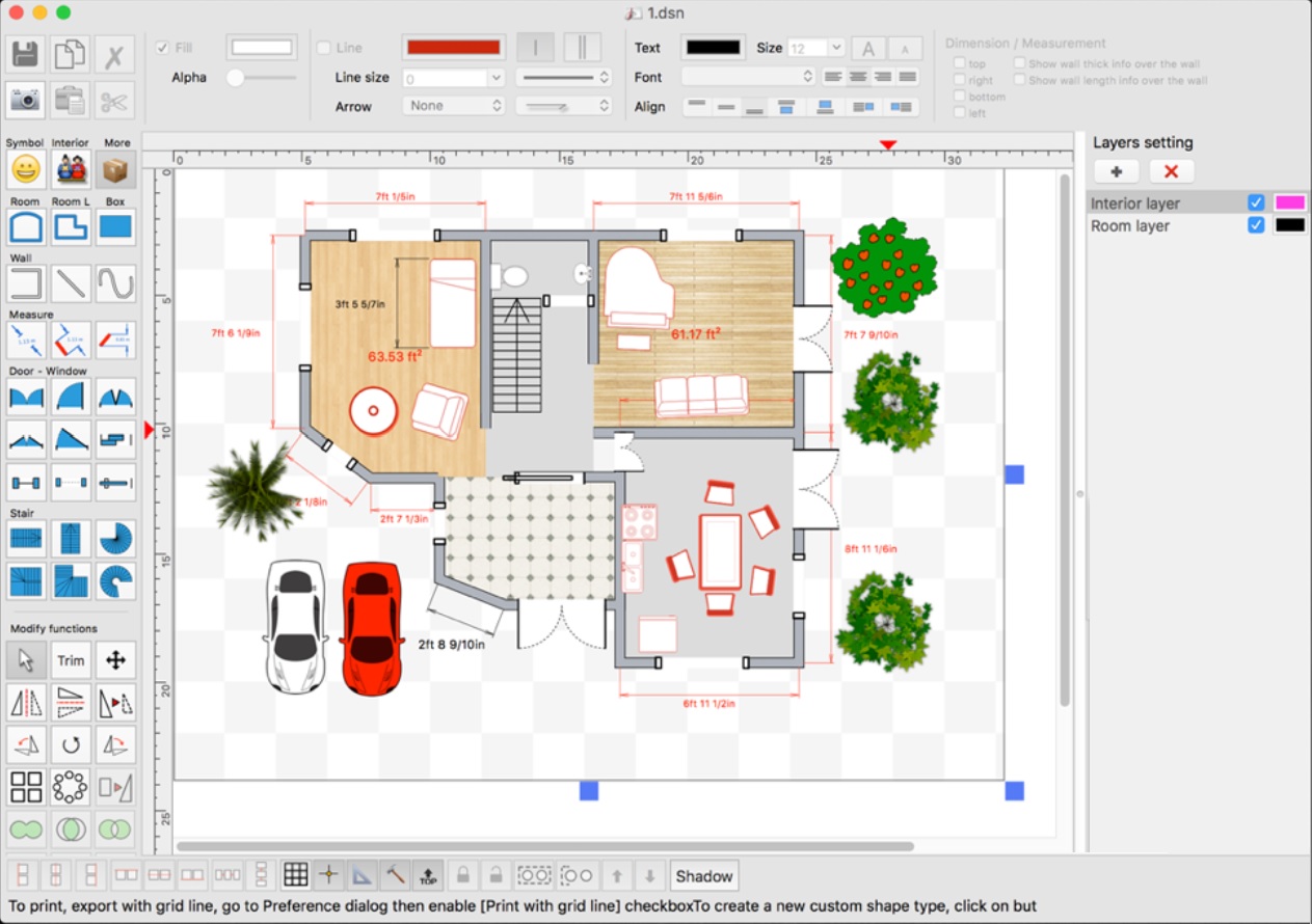 FloorDesign 3.2 : Main Screen