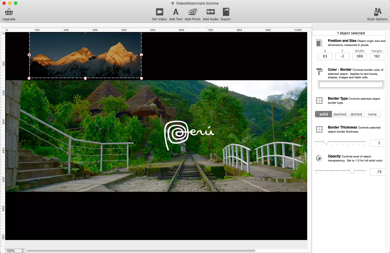 itsMine Video Watermark Maker 2.6 : Add Image Window