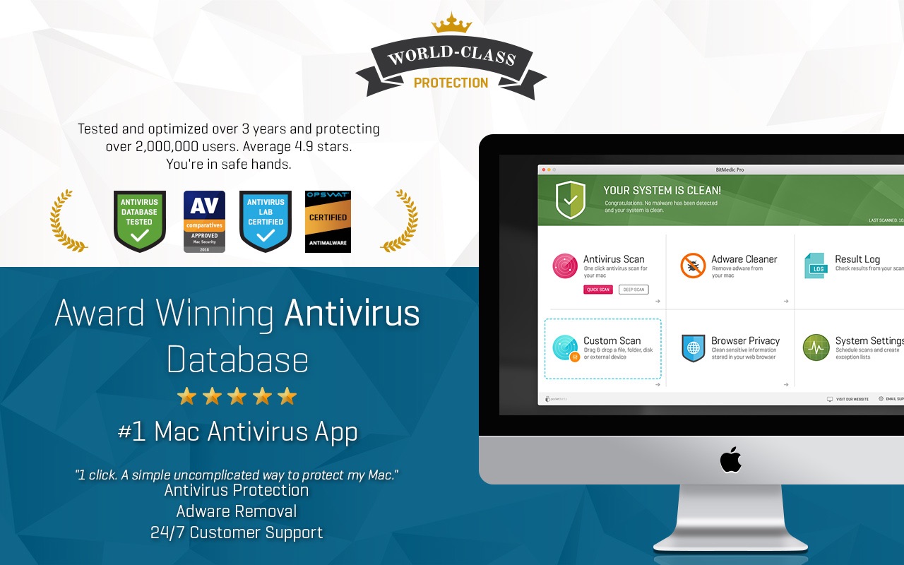 Antivirus BitMedic Pro 3.1 : Main Window