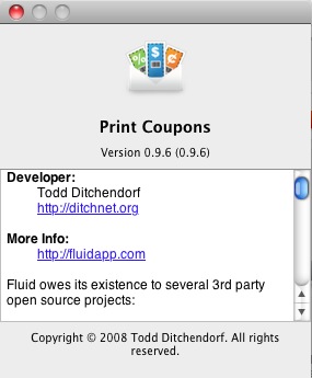 Print Coupons 0.9 : About