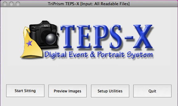 TEPS-X Share 15.0 : Main window
