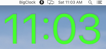 BigClock 2.0 : Clock Window