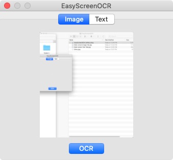 EasyScreenOCR 2.0 : Main Screen - Image tab