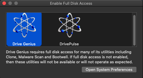 Drive Genius 6.1 : Disk access