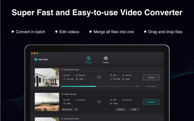 Filmage Converter Pro - Video Converter 1.0 : Main Window