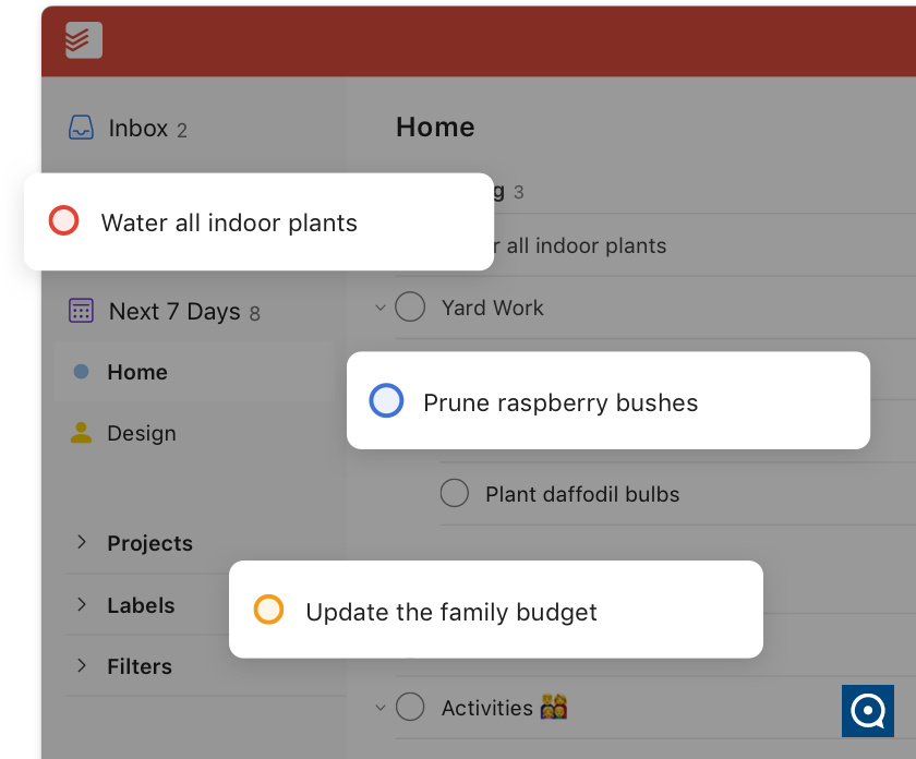 Todoist (154) 7.3 : todoist recurring due dates user interface