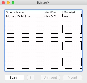 iMountX 2.1 : Main Screen 1