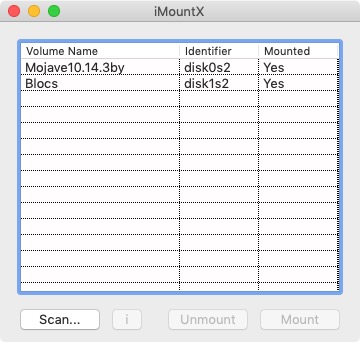 iMountX 2.1 : Main Screen 2